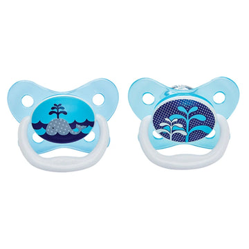 Dr. Brown's PreVent Πιπίλες Ορθοδοντικές Whale Blue 0-6 Μηνών Εμπρόσθια Όψη